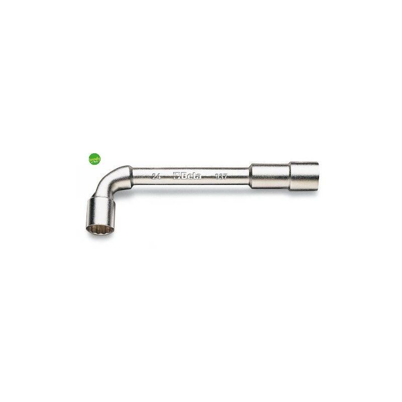 foto del prodotto chiave a pipa beta doppie esagonali poligonali cromati ampiezza 16x16 mm