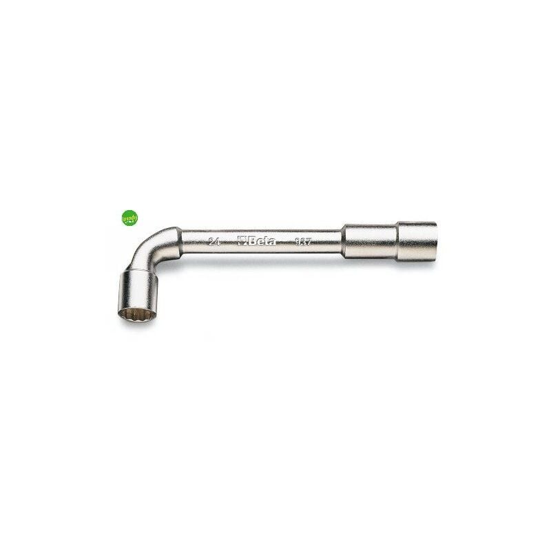 foto del prodotto chiave a pipa beta doppie esagonali poligonali cromati ampiezza 7x7 mm