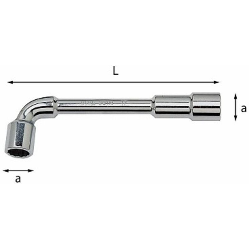 foto del prodotto chiave a pipa passante doppia 291 n 22 mm