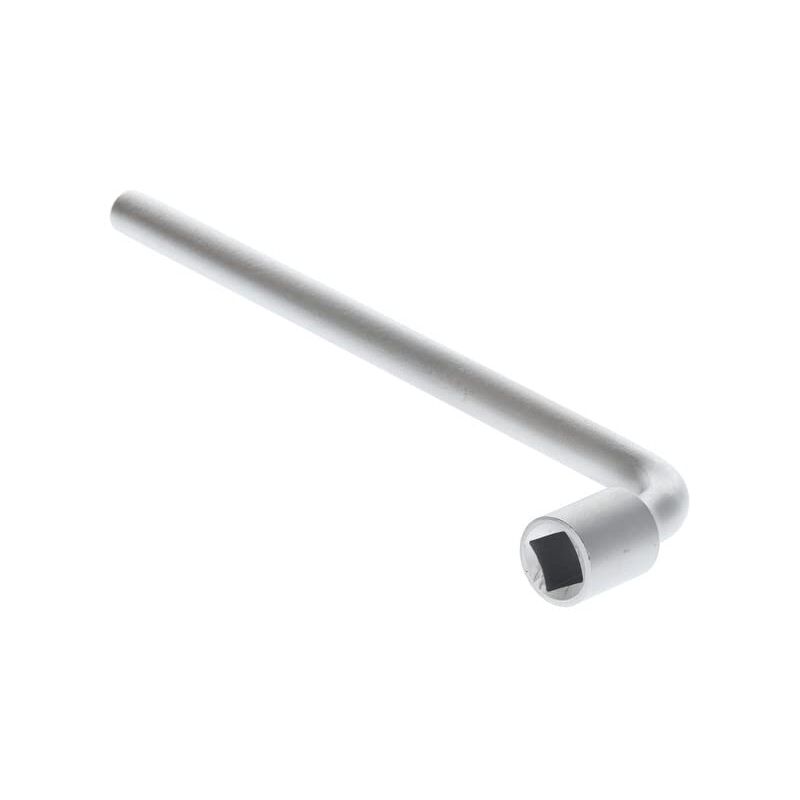 foto del prodotto chiave a pipa piegata, chiave a bussola rotonda, 13 mm, attacco quadro, lunga 230 mm, chiave a bussola profonda, per dadi e viti, 25 v 13, acciaio