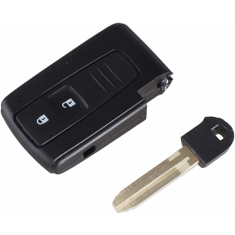 foto del prodotto chiave a plip toyota prius corolla verso 2 pulsanti toy43 blade telecomando guscio