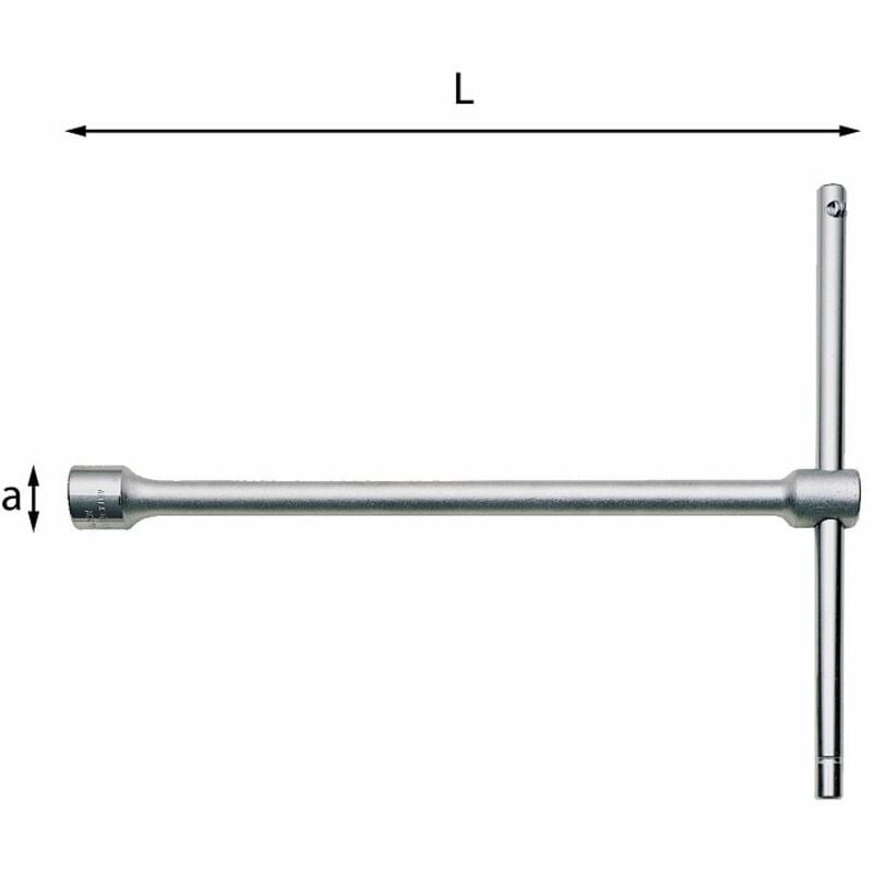 foto del prodotto chiave a t con bocca esagonale asta scorrevole 275 11 mm