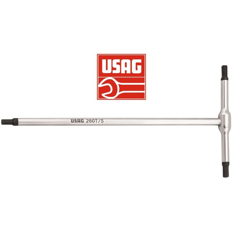 foto del prodotto chiave a t con maschio esagonale 280 t 10 mm