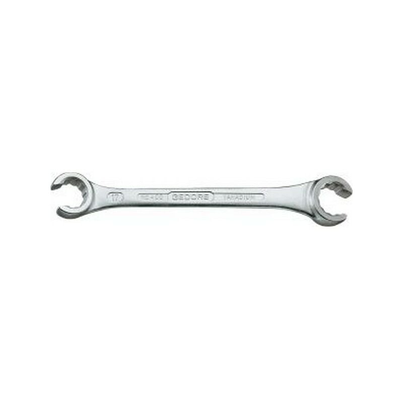 foto del prodotto chiave a tubo doppio, aperto, modello profilo 12 presa drive unit, cote s 19 x 22 mm piatti, lunghezza 230 millimetri