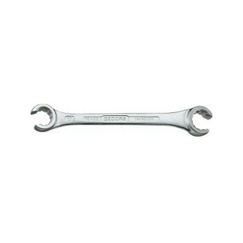 foto del prodotto chiave a tubo doppio, aperto, modello profilo 12 presa drive unit, cote s 22 x 24 mm piatti, lunghezza 250 millimetri