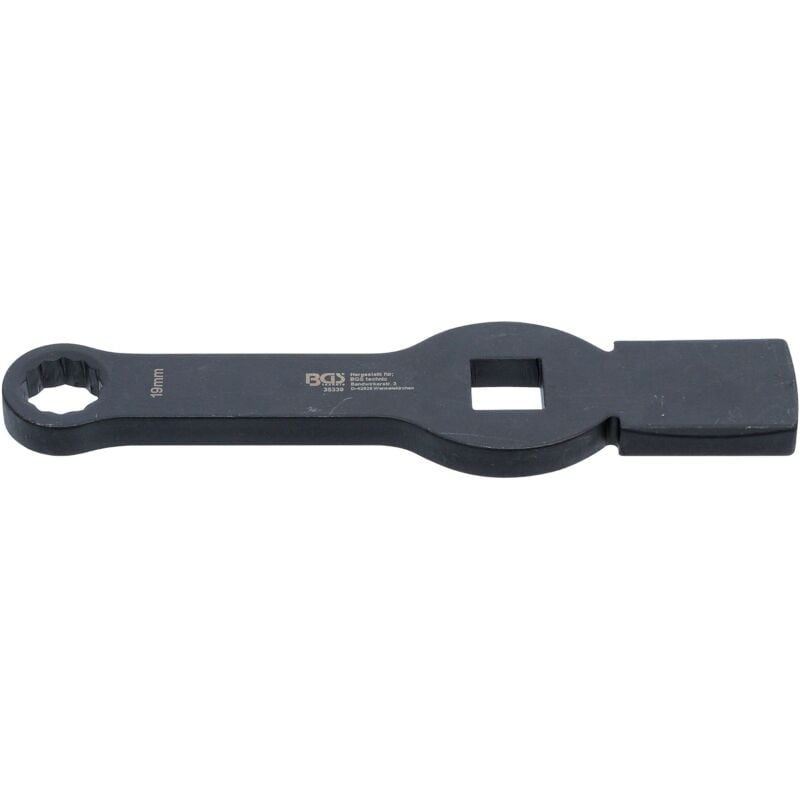 foto del prodotto chiave ad anello a percussione dodecagonale con 2 superfici a percussione 19 mm