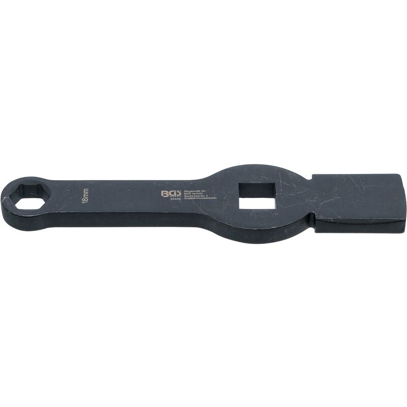 foto del prodotto chiave ad anello a percussione esagonale con 2 superfici a percussione 18 mm