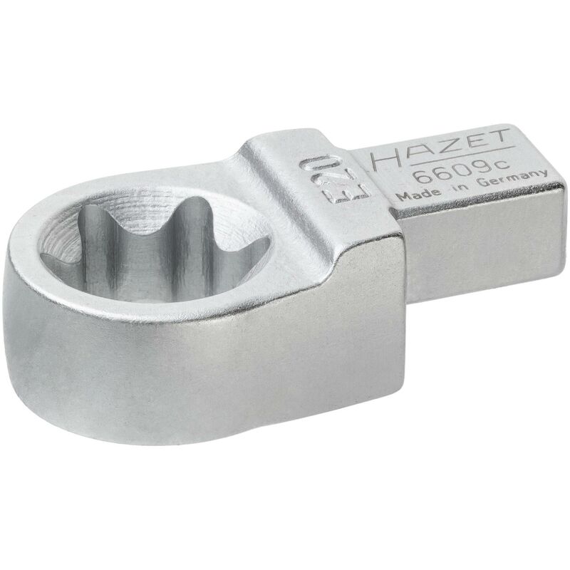 foto del prodotto chiave ad anello ad innesto 6609c e20 attacco quadro ad innesto 9 x 12 mm, massiccio profilo esterno torx ac e20