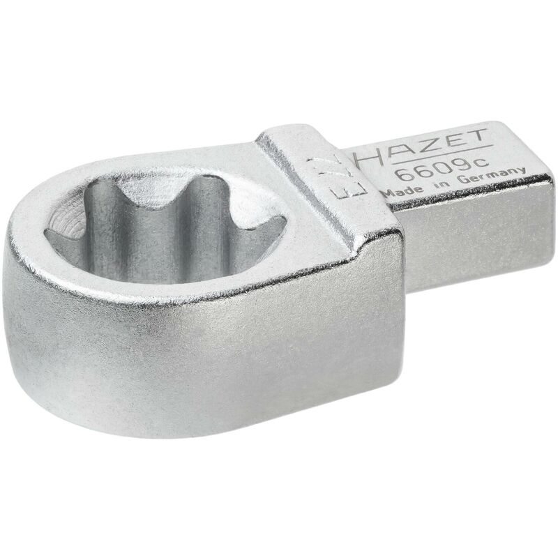 foto del prodotto chiave ad anello ad innesto 6609c e22 attacco quadro ad innesto 9 x 12 mm, massiccio profilo esterno torx ac e22