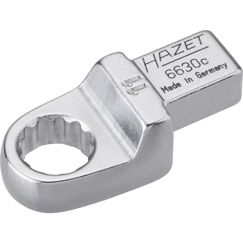 foto del prodotto chiave ad anello ad innesto 6630c 11 attacco quadro ad innesto 9 x 12 mm, massiccio profilo trazione con doppio esagono esterno ac 11 mm