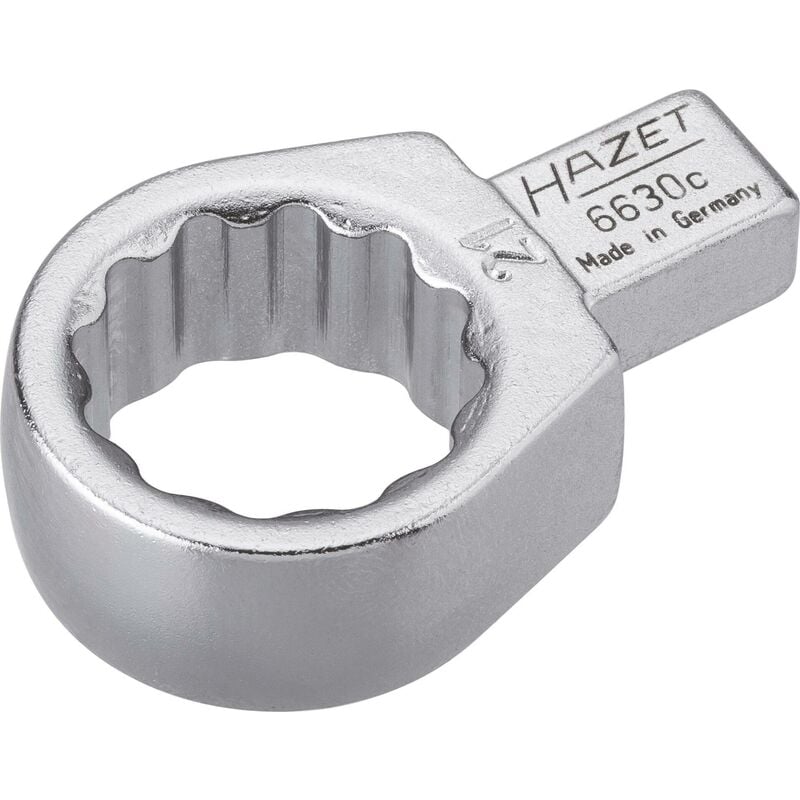 foto del prodotto chiave ad anello ad innesto 6630c 21 attacco quadro ad innesto 9 x 12 mm, massiccio profilo trazione con doppio esagono esterno ac 21 mm