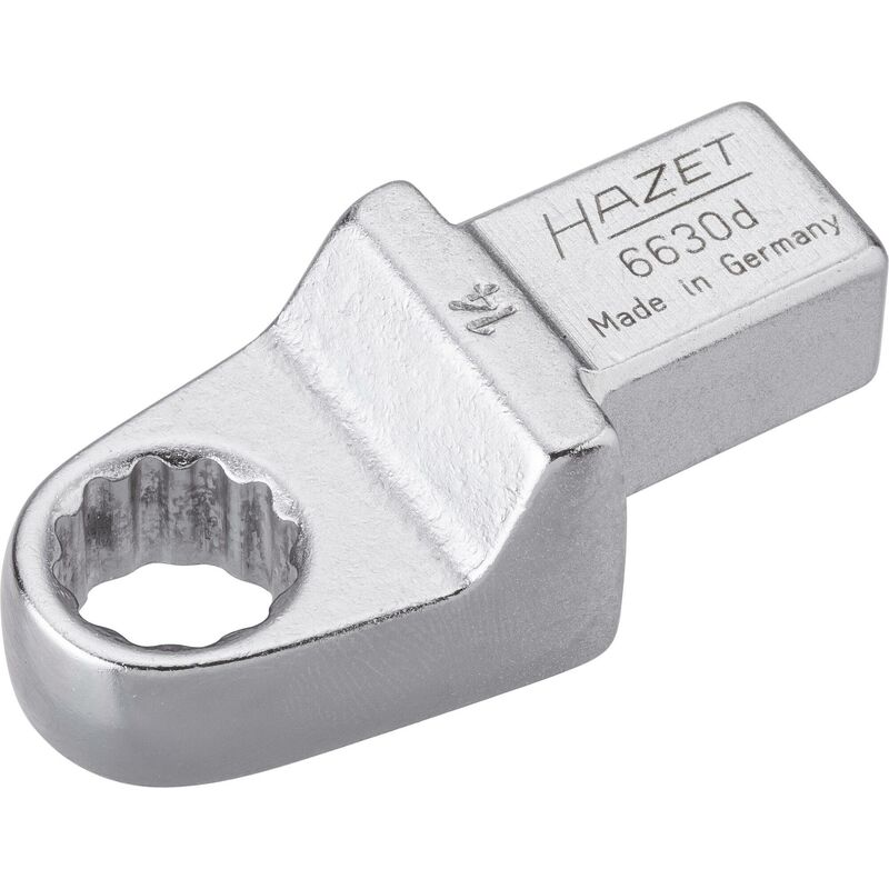 foto del prodotto chiave ad anello ad innesto 6630d 14 attacco quadro ad innesto 14 x 18 mm, massiccio profilo trazione con doppio esagono esterno ac 14 mm