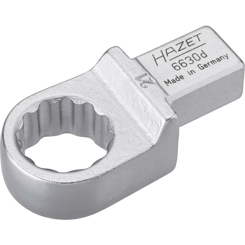 foto del prodotto chiave ad anello ad innesto 6630d 21 attacco quadro ad innesto 14 x 18 mm, massiccio profilo trazione con doppio esagono esterno ac 21 mm
