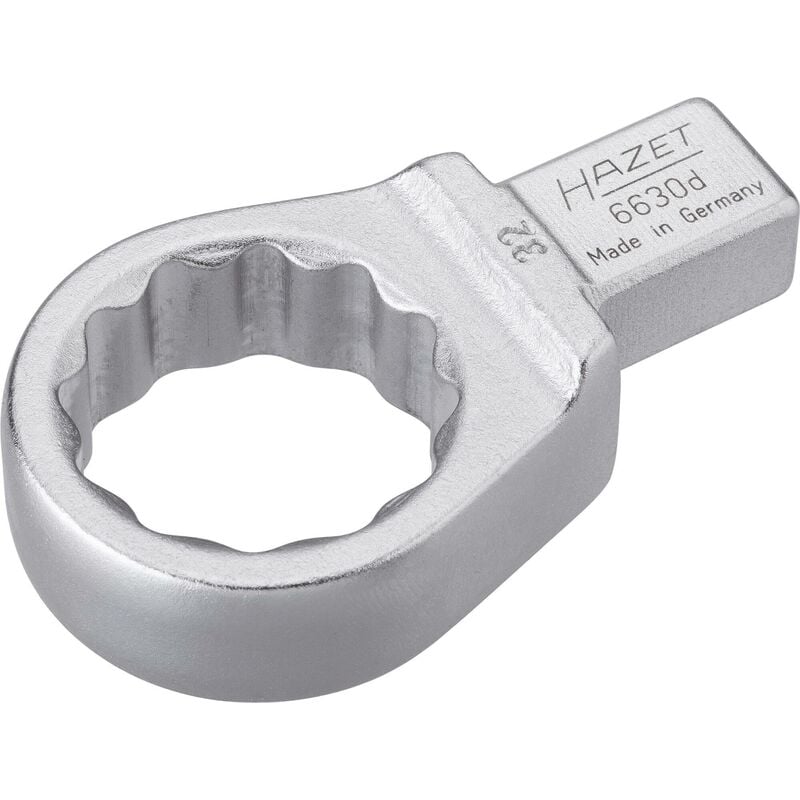foto del prodotto chiave ad anello ad innesto 6630d 32 attacco quadro ad innesto 14 x 18 mm, massiccio profilo trazione con doppio esagono esterno ac 32 mm