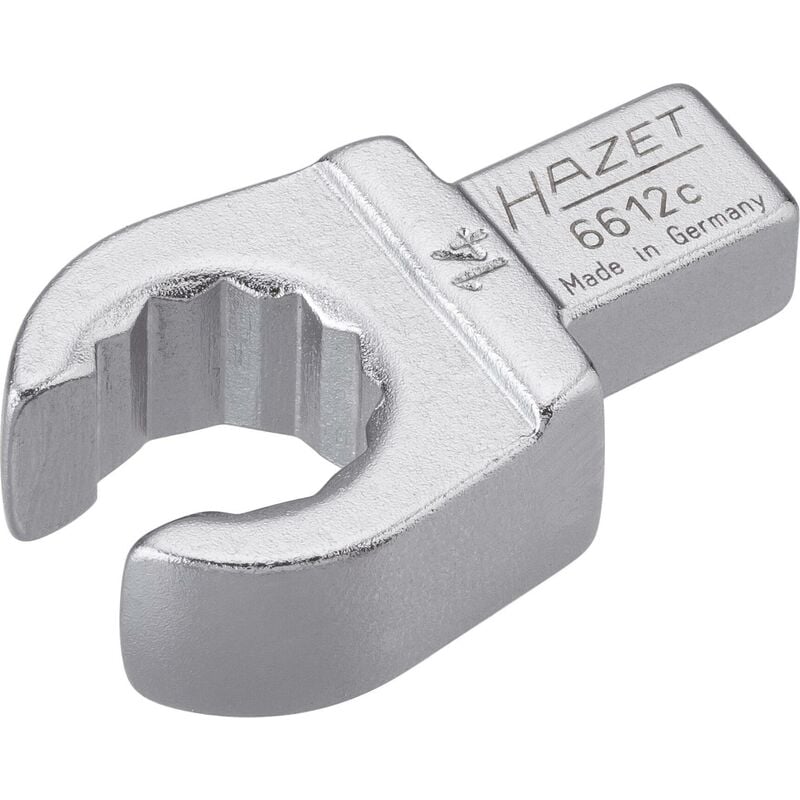 foto del prodotto chiave ad anello ad innesto aperta 6612c 14 attacco quadro ad innesto 9 x 12 mm, massiccio profilo a doppio esagono esterno ac 14 mm