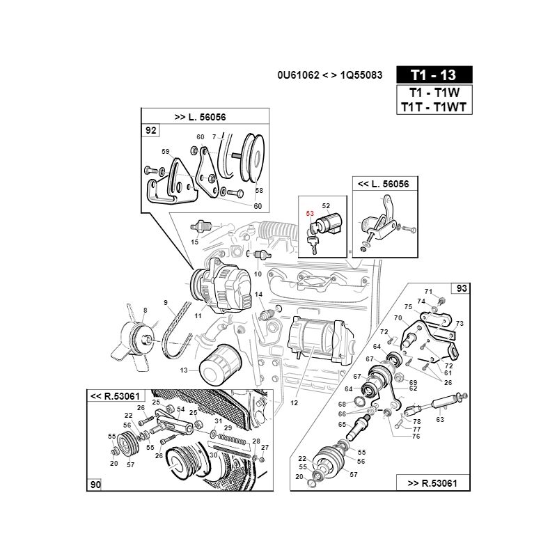 foto del prodotto chiave avviamento turbo1 turbo2 originale gianni ferrari 00.40.00.0091