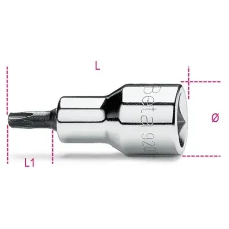 foto del prodotto chiave bussola torx lunga 1 2 beta 920tx l t60