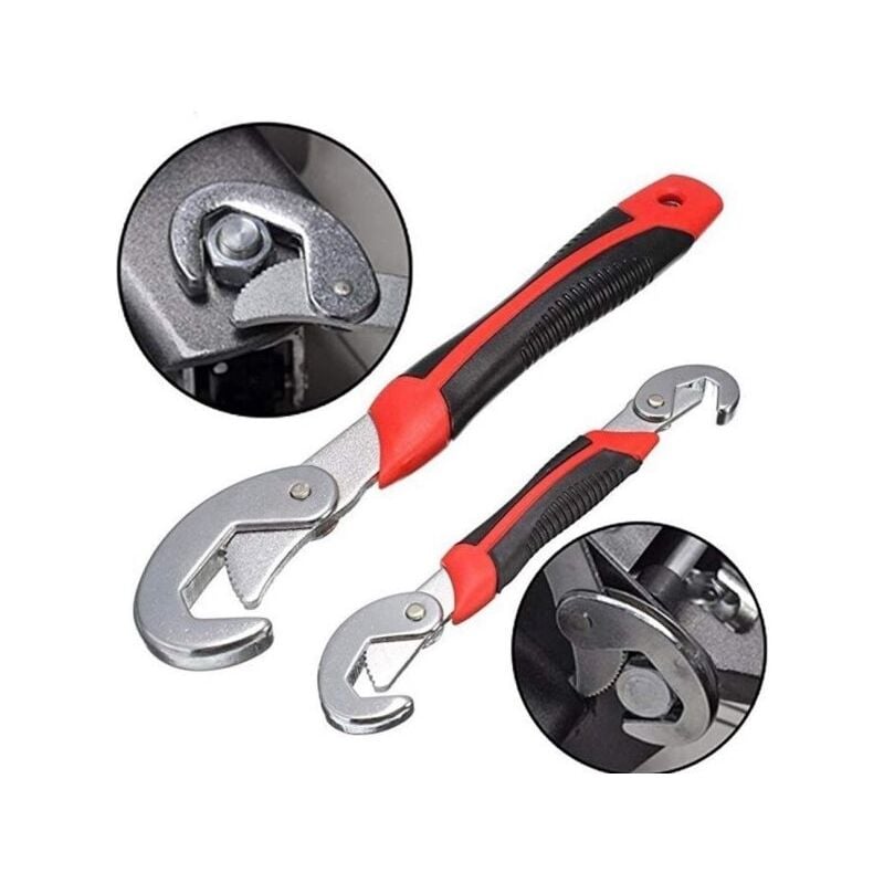 foto del prodotto chiave chiavi universale in acciaio per dadi bulloni 9 32 mm snap n grip set 2pz