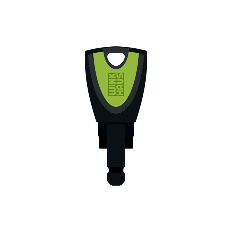 foto del prodotto chiave collegata winkhaus per cilindro bluecompact verde bon 0 gn5