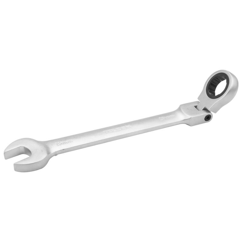 foto del prodotto chiave combinata a cricchetto con testa snodata 19mm tolsen