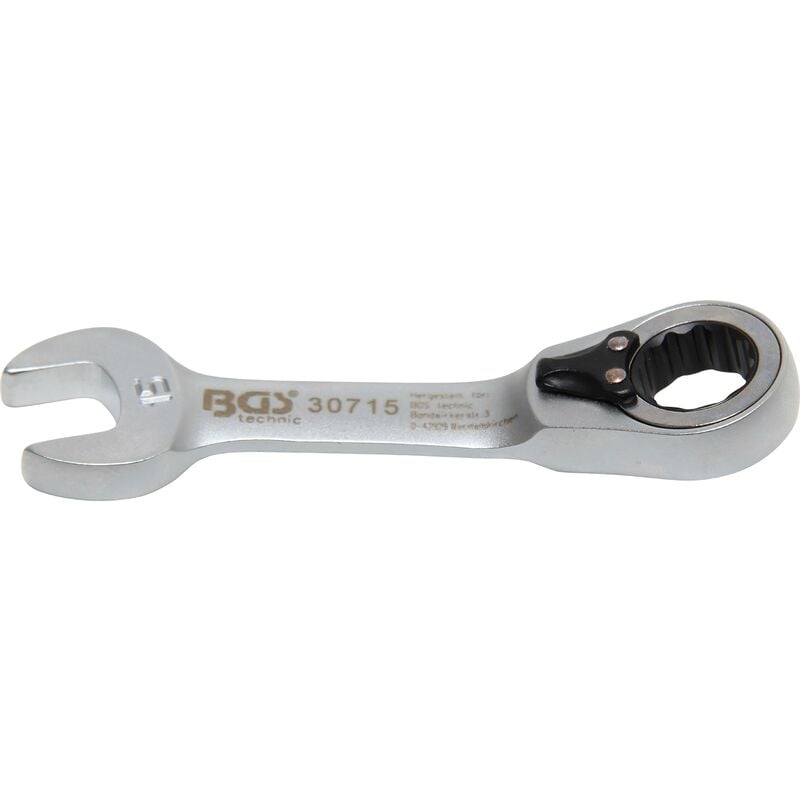 foto del prodotto chiave combinata a cricchetto corta reversibile 15 mm