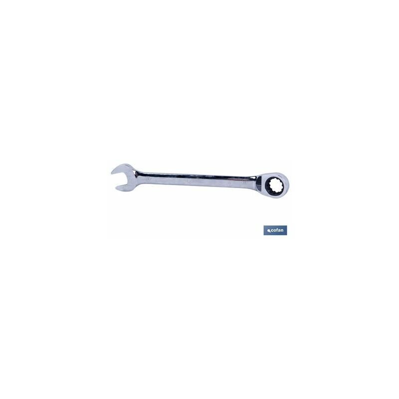 foto del prodotto chiave combinata a cricchetto reversibile. 27 mm