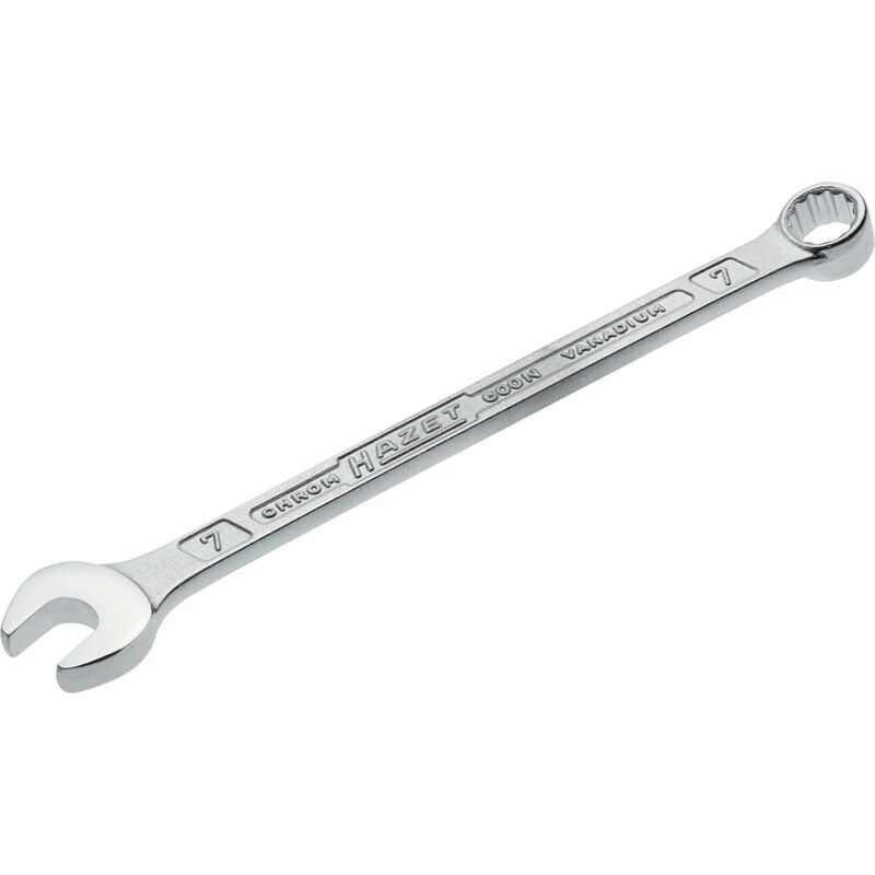 foto del prodotto chiave combinata a forchetta ad anello 600n 7 profilo trazione con doppio esagono esterno ac 7 mm