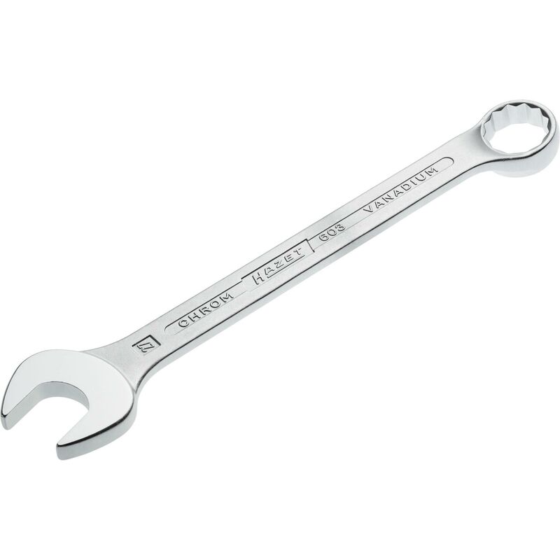 foto del prodotto chiave combinata a forchetta ad anello 603 27 profilo trazione con doppio esagono esterno ac 27 mm
