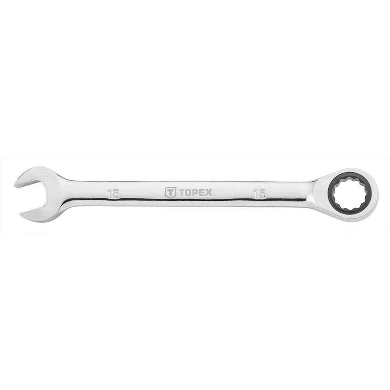 foto del prodotto chiave combinata con cricchetto 15x200mm topex 35d744