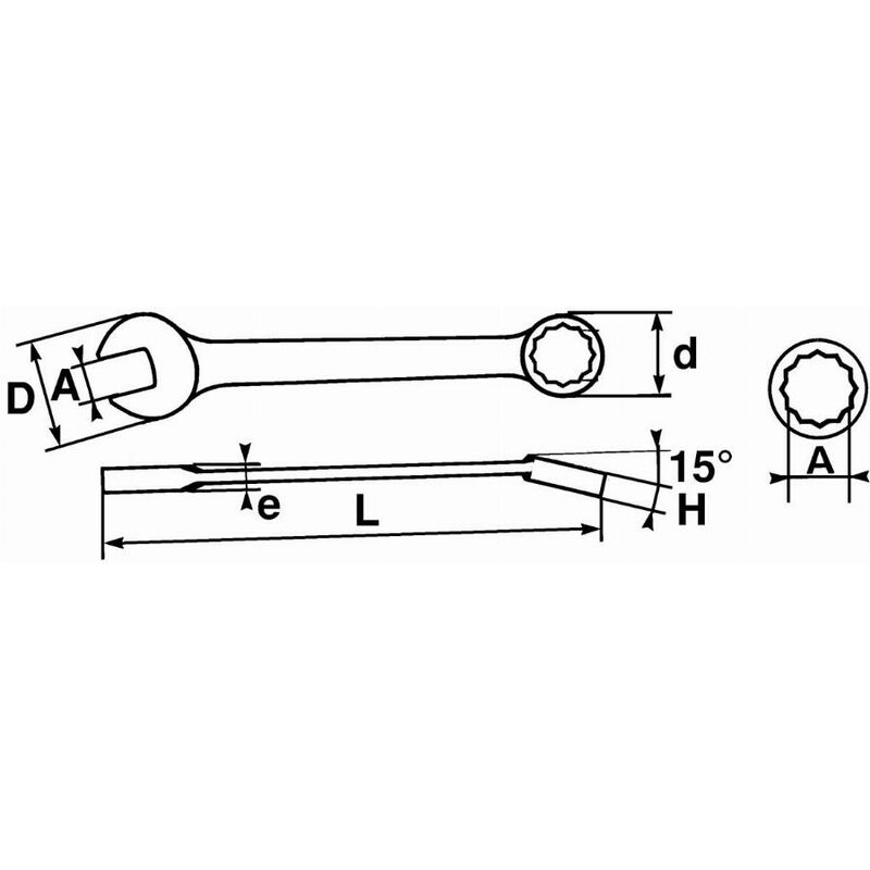 foto del prodotto chiave combinata sam da 9 mm 50a9
