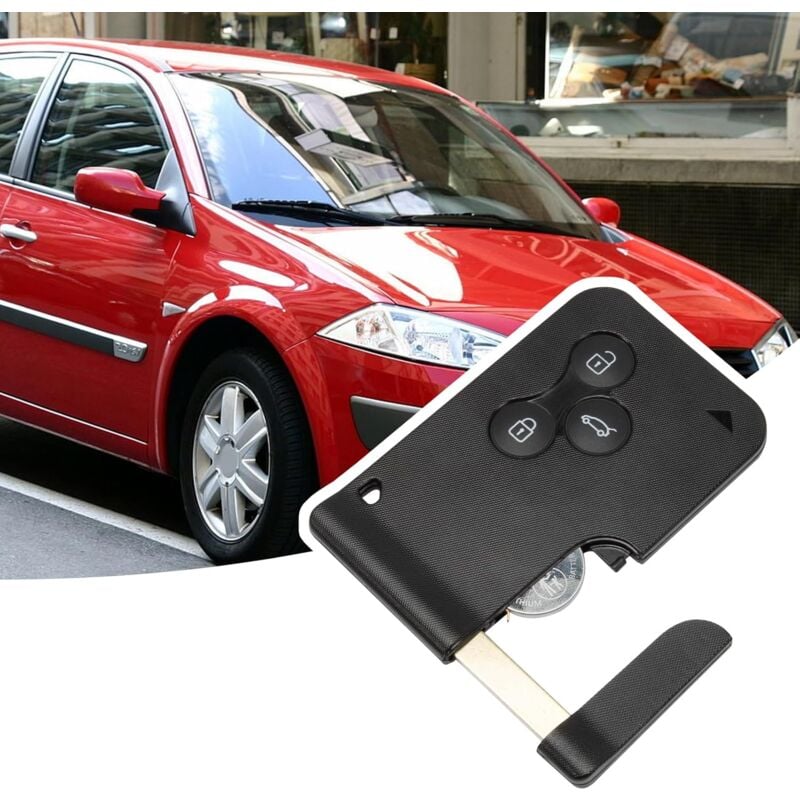 foto del prodotto chiave con telecomando a 3 pulsanti per renault megane 2 scenic 2 clio 3 laguna 2 espace 4 vel satis 2001 2009 433 mhz pcf7947 id46 chip smartcard