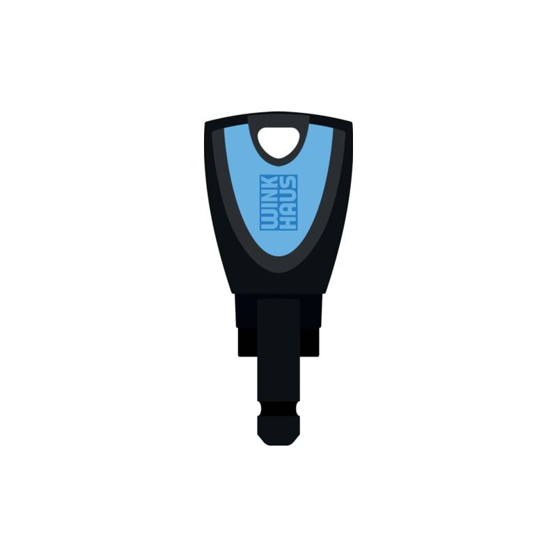 foto del prodotto chiave connessa winkhaus per cilindro bluecompact blu bon 0 bl5