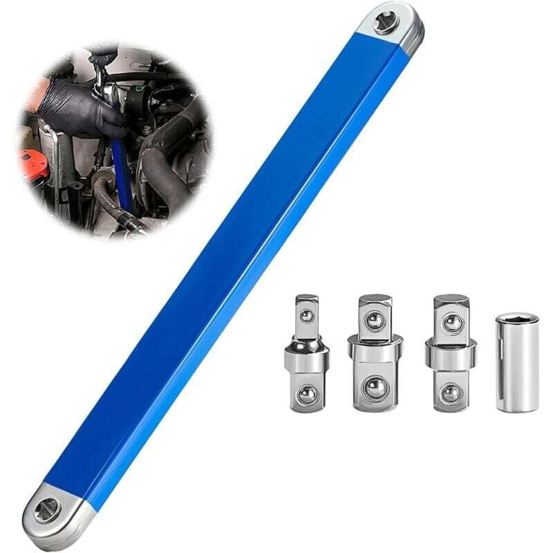 foto del prodotto chiave di prolunga offset, multiuso, prolunga offset zero, chiave a cricchetto a doppio anello, chiave di prolunga a portata ridotta, adattatori di