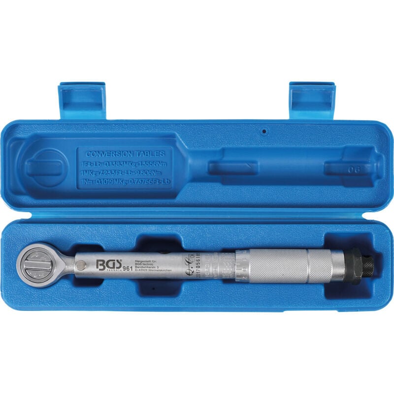 foto del prodotto chiave dinamometrica bgs quadrata 3 8 20-110 nm e adattatore 1 2