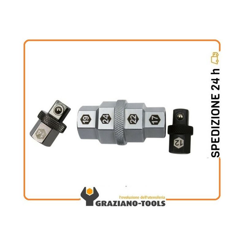 foto del prodotto chiave esagonale maschio multipla per perni ruote art 3075 cm
