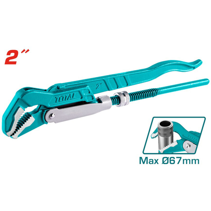 foto del prodotto chiave giratubo giratubi svedese pappagallo 2 ganascia 45 max 67mm total