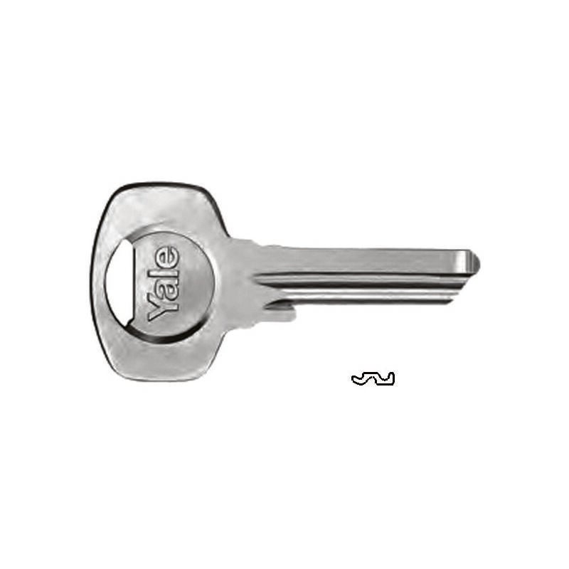 foto del prodotto chiave grezza yale 1009 4 spine dx mm.23,65 01009000b084000 