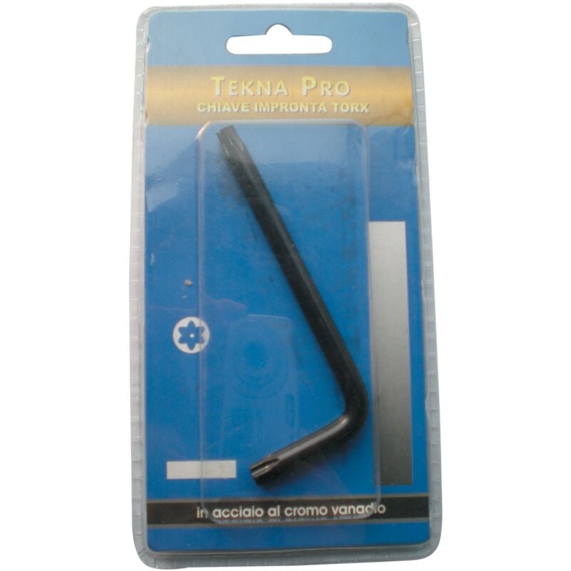 foto del prodotto chiave impronta torx t27 tekna pro blister china t max 6044 bl 10,0