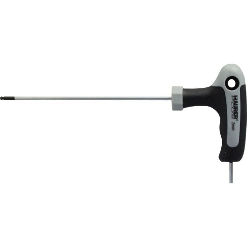 foto del prodotto chiave maschio esagonale a t 6 mm lunghezza 210 mm maurer plus