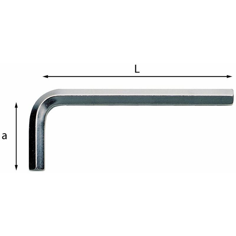 foto del prodotto chiave maschio esagonale piegata 280 3 mm