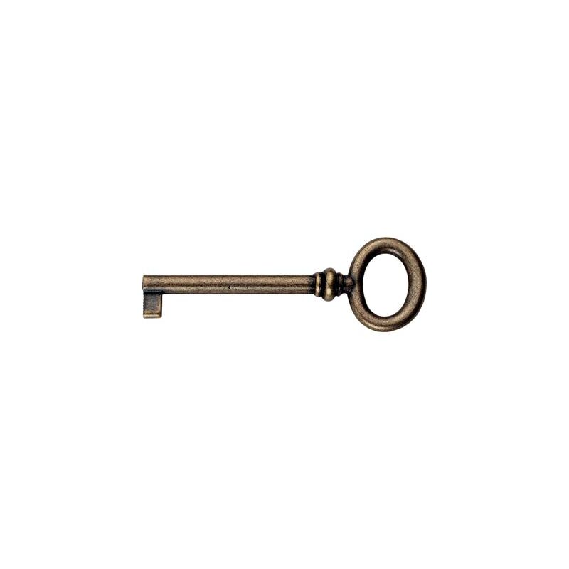 foto del prodotto chiave mobili florence mg8496 metalstyle zama ottone anticato mm 70