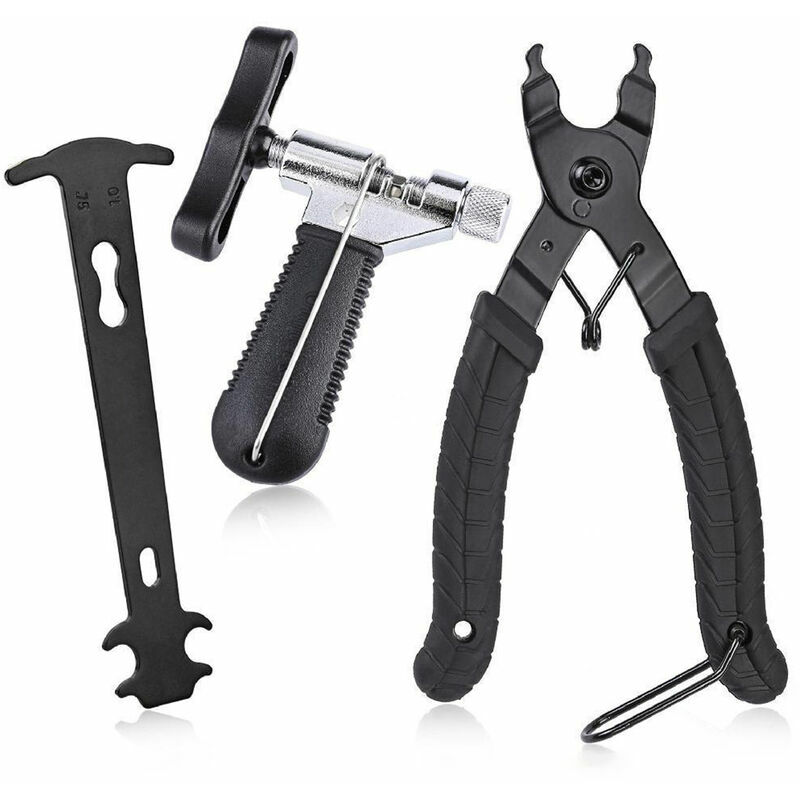 foto del prodotto chiave per attrezzi per catena della bici kit di riparazione per mountain bike pinze per catena pinze per fermacatena pinze per collegamento bici e