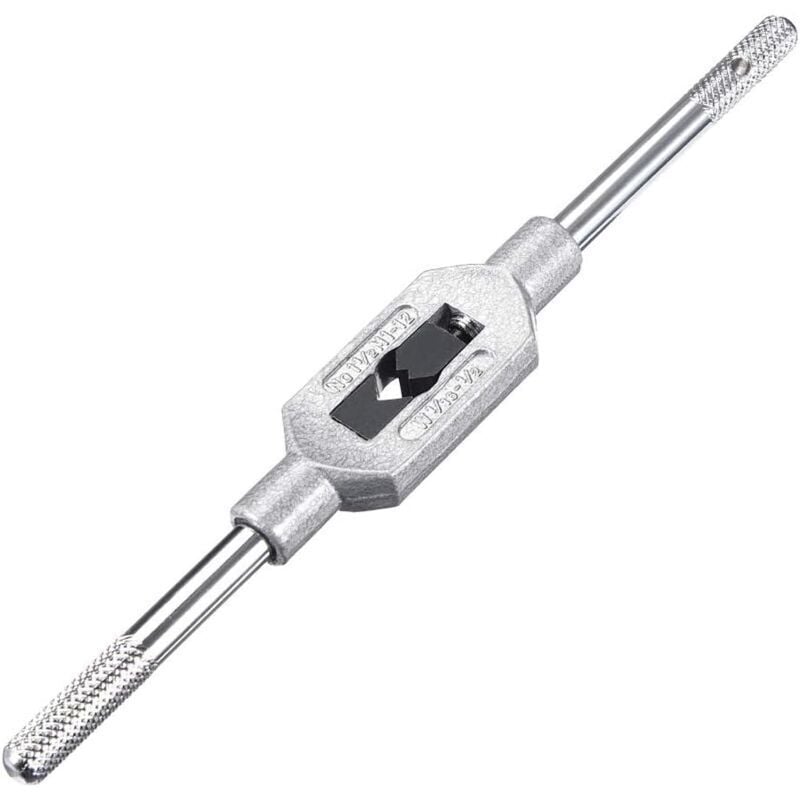 foto del prodotto chiave per maschi regolabile maniglia per portamaschi per metrica m1-m12 w1 16-1 2 tagliamaschi maniglia in acciaio per utensili con cromatura