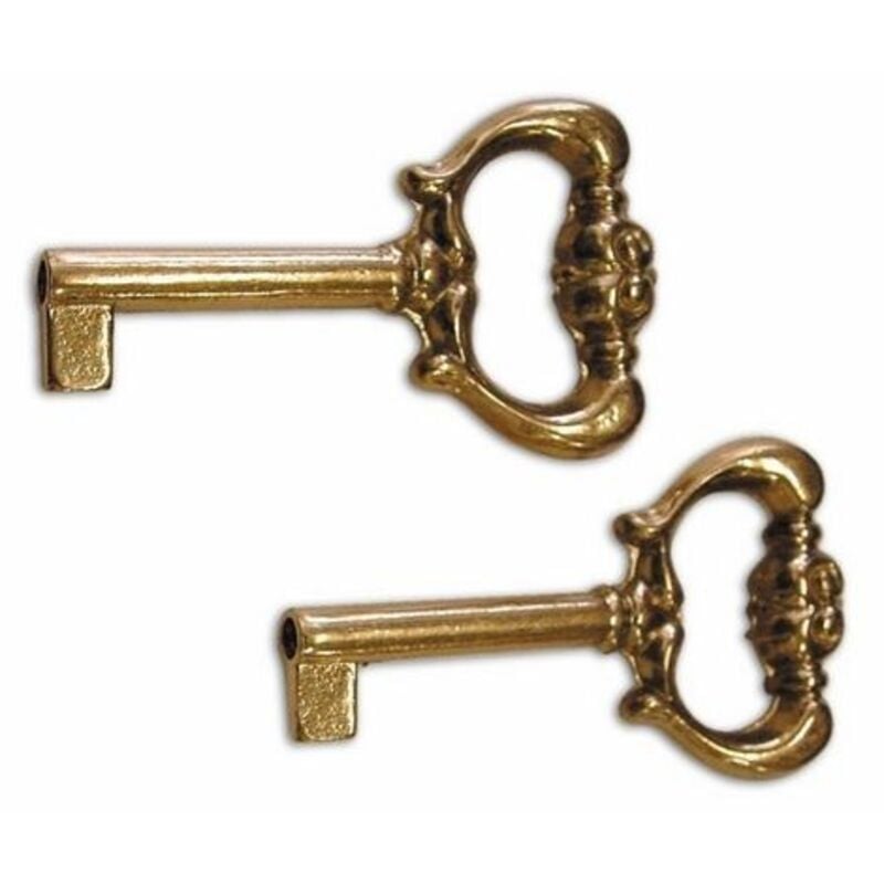 foto del prodotto chiave per mobili ottone lucido bl.2pz art.80251