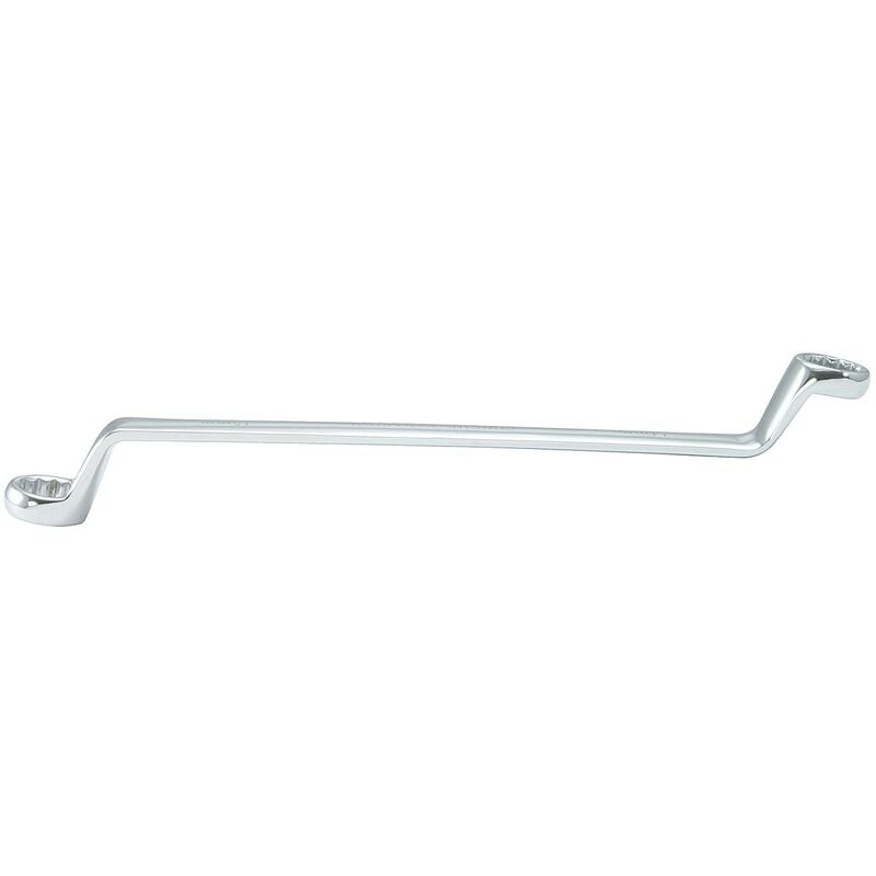 foto del prodotto chiave poligonale a 2 bocche chrome piegata,9 16 x5 8 
