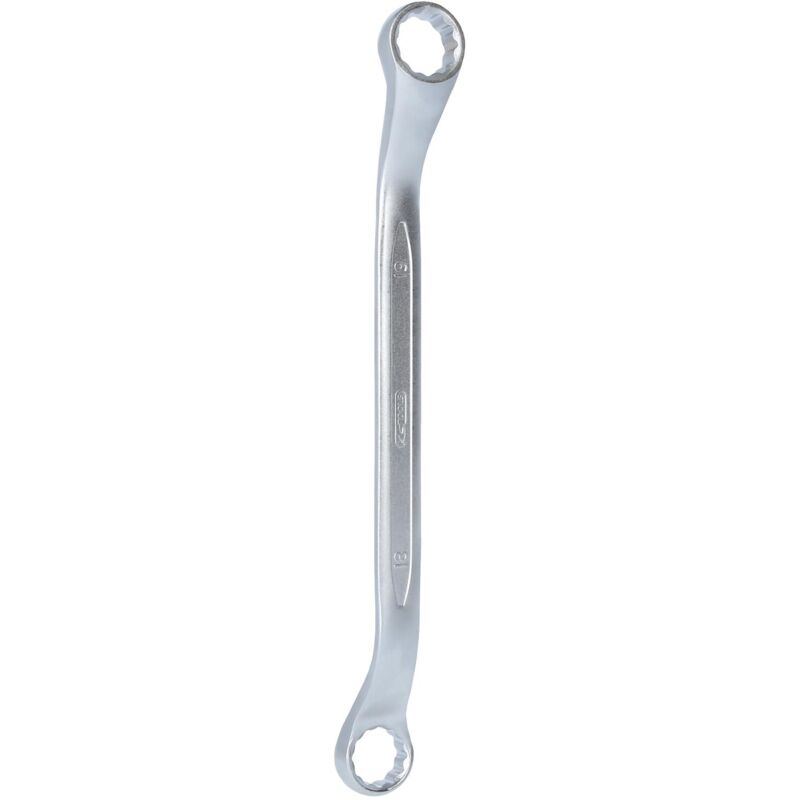 foto del prodotto chiave poligonale a due bocche, leggermente piegata, 18x19 mm