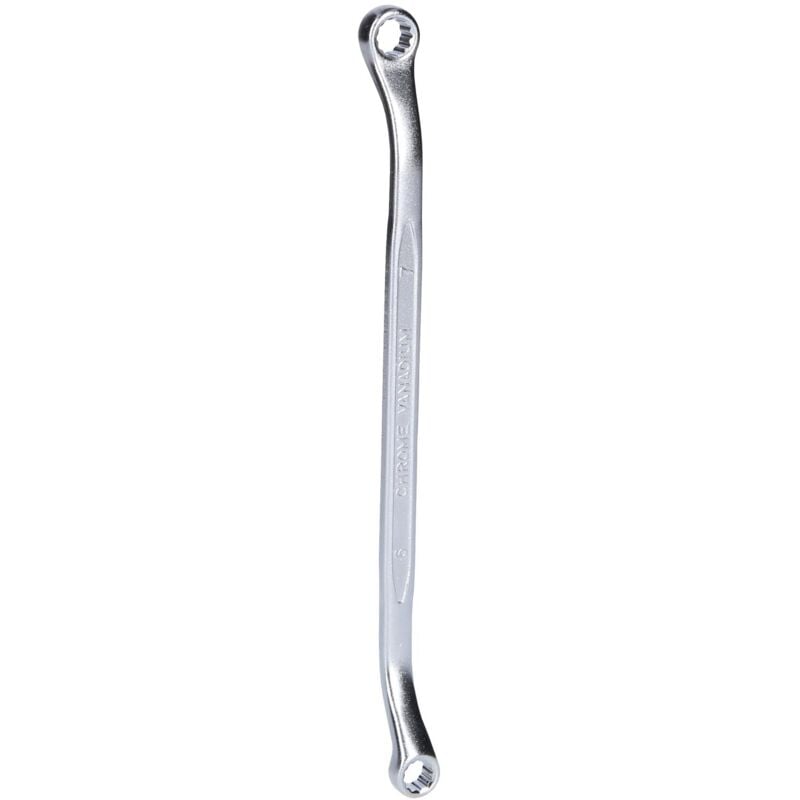 foto del prodotto chiave poligonale a due bocche, leggermente piegata, 6x7 mm