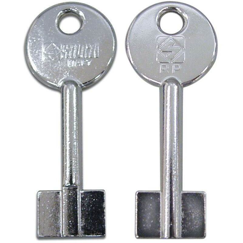 foto del prodotto chiave silca ref. 5r7 grezza per serratura a pompa marca cr