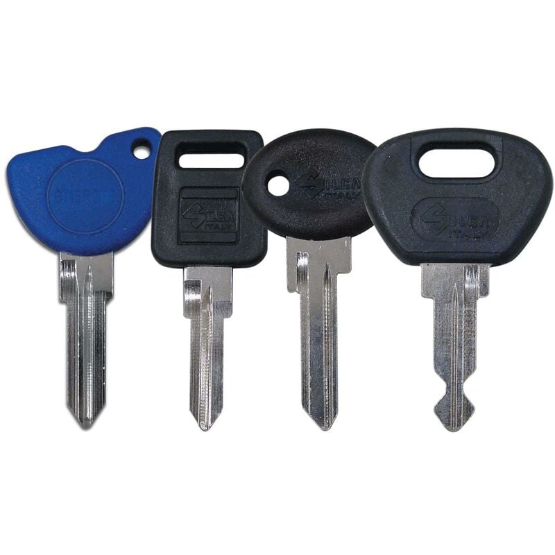 foto del prodotto chiave silca ref. ne5 grezza per auto moto marca bmw honda kawasaki etc.