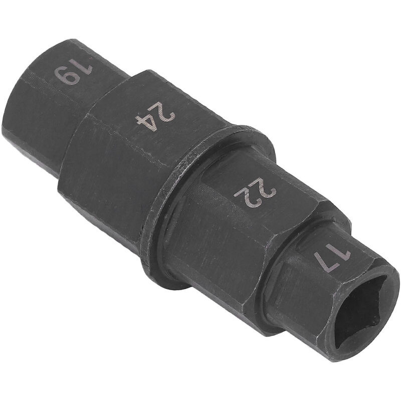 foto del prodotto chiave speciale per moto per rimuovere il perno della ruota anteriore, utensile per asse esagonale, 17 19 22 24 mm, nero